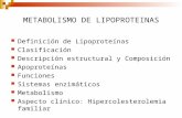 Metabolismo lipoproteinas presentacion junio  2011
