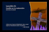 Lección 6 - Confía en la redención