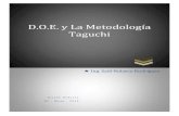 D.o.e y la metodologia taguchi cnc brocas-cold roll