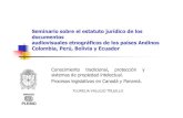 Conocimiento tradicional, protección y sistemas de propiedad intelectual. Procesos legislativos en Canadá y Panamá /  Florelia VALLEJO TRUJILLO - 2004 05-12