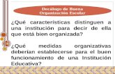 Decálogo organizacion escolar
