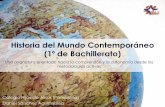 Historia del Mundo Contemporáneo (1º de bachillerato). Una asignatura orientada hacia la comprensión y la autonomía desde las metodologías activas