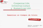 Cooperación y humanización