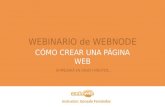 ES Webinario sept2014 - Cómo crear una Página Web