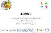 Sesión 3: Formulación de Proyectos Pedagógicos