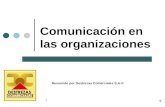 La comunicacion en las organizaciones