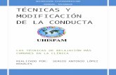 COLECICON DE LAS TECNICAS DE RELAJACION PARA LA CLINICA EN PSICOLOGIA