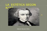 Kant y la estética, Alberto Navarro Peña