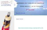 Sesion 2 - Curso de FORMACION en Cables de Energia para Media y Alta Tension