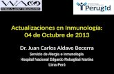Actualización en Inmunología 04-Oct-2013