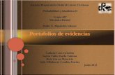 PORTAFOLIOS DE EVIDENCIAS-PROBABILIDAD Y ESTADÍSTICA II