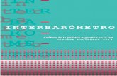 #Interbarometro, análisis de la conversación política argentina en #Internet. Informe de noviembre