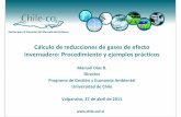 Cálculo de reducciones de gases de efecto invernadero: procedimientos y ejemplos prácticos, Manuel Díaz