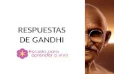 Respuestas de Gandhi