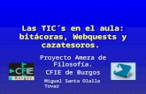 Las TIC's en el aula: Bitácoras, Webquest y Cazatesoros