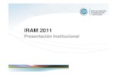 Presentación institucional IRAM sep11