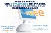 Defensa Tesis Doctoral Rocío Yuste
