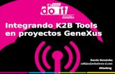 Integrando k2 b tools en proyectos genexus