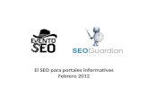 SEOGuardian eventoseo febrero 2012 - medios online en españa