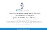 SEOGuardian - Instaladores de persianas en España - Informe SEO y SEM