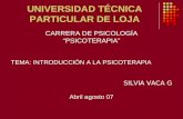 UTPL_PSICOTERAPIA_Introduccion A La Psicoterapia