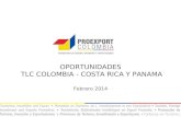 Oportunidades TLC Costa Rica y Panamá