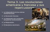 Revoluciones Americana Y Francesa Y Sus Repercusiones
