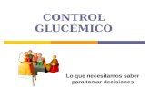 Control gluc©mico