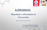20131128 Alérgenos_Etiquetado e información al consumidor_Fernando Dalama Iglesias