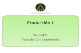 Producción 1 - Completamiento (clase 2)