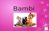 bambi cuento para niños