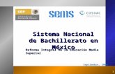 Sistema Nacional de Bachillerato en México