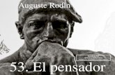 53. EL PENSADOR. AUGUSTE RODIN
