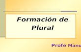 Formación del Plural