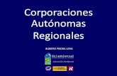Corporaciones Autonomas Regionales
