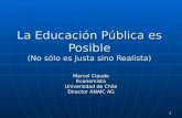 Presentación de Marcel Claude en la Universidad de Concepción