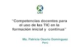 Competencias docentes para el uso de TIC - Patricia Osorio Domínguez