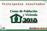 Principales resultados de Censo Población y Vivienda 2010