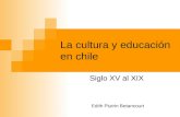 La cultura y educación en chile