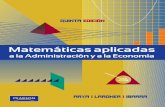Matemáticas aplicadas a la administracion y la economia / Libro Completo