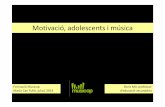 Boris Mir - Motivació, adolescents i música - Formació musicop 2014