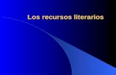 Recursos Literarios: teoría y ejemplos.