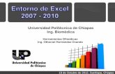 Entorno de Microsoft Excel 2007 y 2010