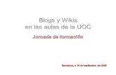 Blogs Y Wikis En Las Aulas De La Uoc
