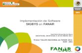 Implementación de Software SIGBYS en FANAR