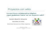 Proyectos con wikis 1
