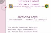 Introducción a la medicina legal, historia y concepto