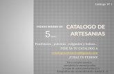 Catalogo de artesanias