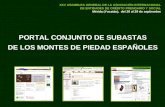 Portal de subastas on-line Montes de Piedad españoles