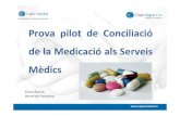 Prueba piloto de conciliación de la medicación en servicios médicos